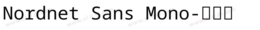 Nordnet Sans Mono字体转换